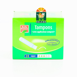 BELLE FRANCE TAMPON APPL COMPA SUPER-20's