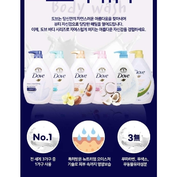 DOVE Gentle Scrub Body Wash