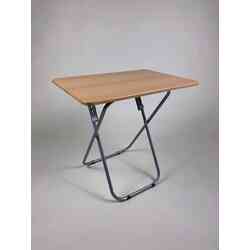 Foldable Wooden Top Table - Rectangular