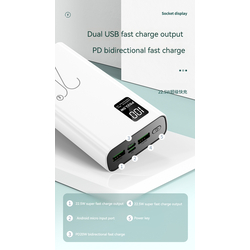 BOXYUY PD22.5W Super Fast Charging Power Bank 20000 mAh