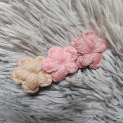 Handmade Crochet Flower Hair Pin