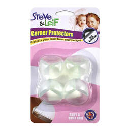 S&L SL-B1963 ROUND CORNER PROTECTORS CLEAR 4PCS
