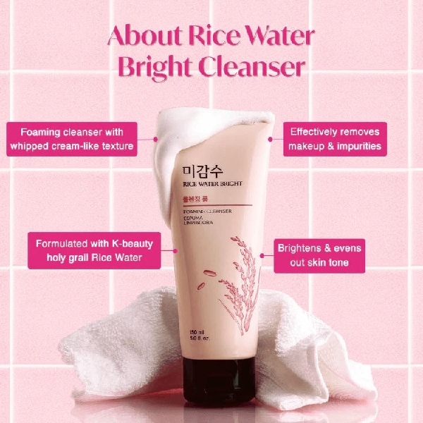 Rice Water Bright Foaming Cleanser