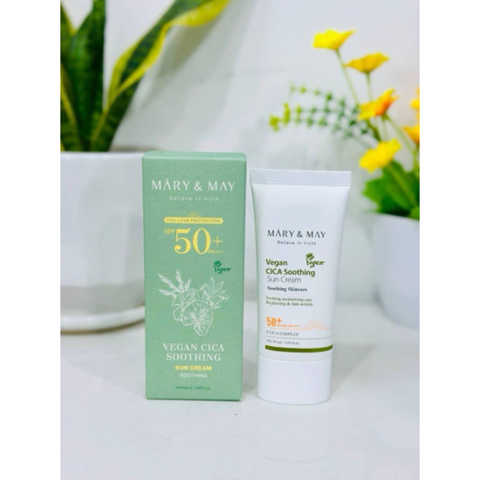 [ MÁRY & MAY ] MÁRY & MAY VEGAN CICA SOOTHING SUN SCREEN SPF 50+ PA++++
