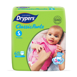 ខោទឹកនោមក្មេងប្រភេទស្លៀក Drypers ClassicPantz S60s 