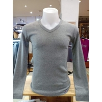 V Neck Men Long Sleeves T-Shirt