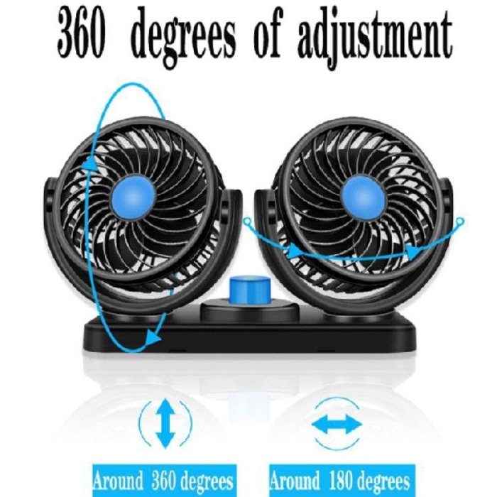 2 head fan- USB