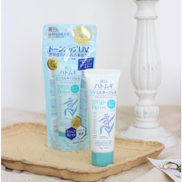 HATOMUGI The Tone Up UV Milky Gel (UV Care & Tone Up) SPF50+