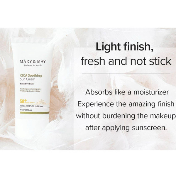[ MÁRY & MAY ] MÁRY & MAY VEGAN CICA SOOTHING SUN SCREEN SPF 50+ PA++++