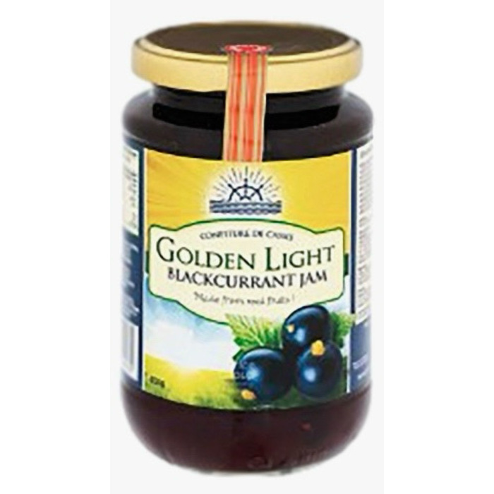 Golden Light Blackcurrant Jam Jar-450g