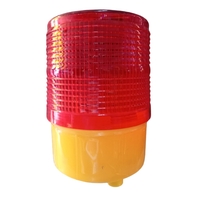 Red Traffic Solar Light 