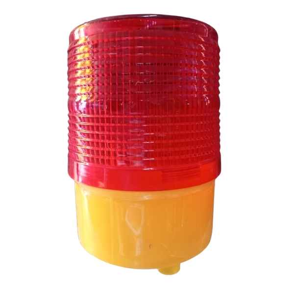 Red Traffic Solar Light 