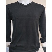 V Neck Men Long Sleeves T-Shirt