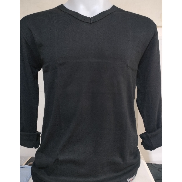V Neck Men Long Sleeves T-Shirt
