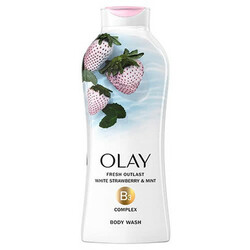 OLAY Fresh Outlast Cooling White Strawberry & Mint Fraise Blanche Et Menthe B3 Complex Body Wash 700ml