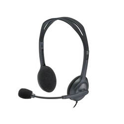 Logitech H111 Stereo Headset 3.5mm multi-device headset Black 
