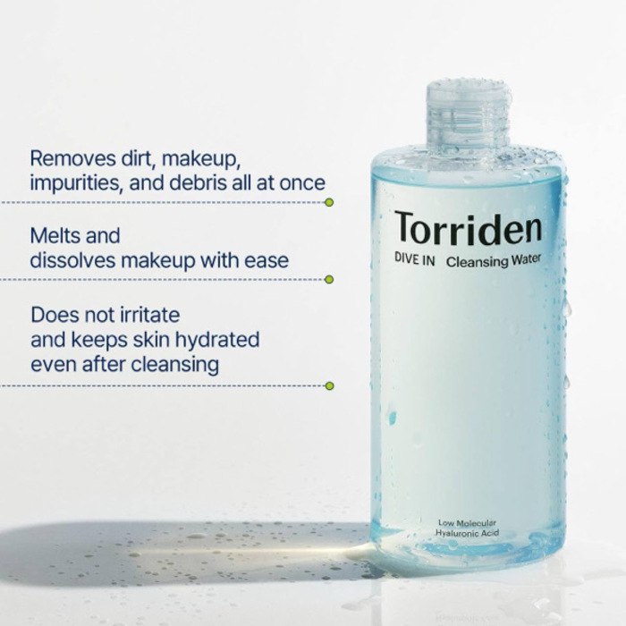 Torriden Low Molecular Hyaluroinc Acid Cleansing Water 