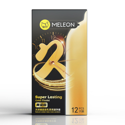 Meleon Long Gold Condom ស្រោមអនាម័យស្តើងពន្យារ (12pcs)