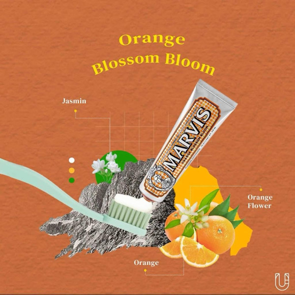 [MARVIS] MARVIS ORANGE BLOSSOM BLOOM JASMIN MINT TOOTHPASTE 