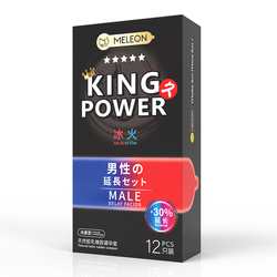 Meleon Kingpower Ice & Fire Condom 12pcs