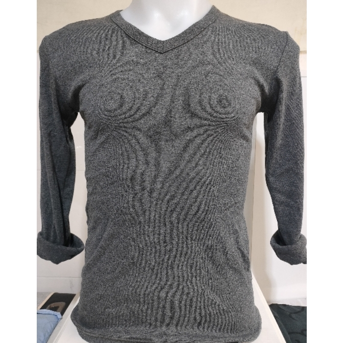 V Neck Men Long Sleeves T-Shirt