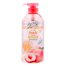 សាប៊ូដុសខ្លួន BeNice Peach Love Peony 450ml
