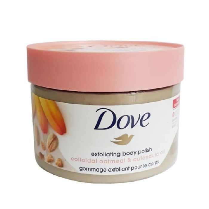 Dove Exfoliating Body Polish Colloidal Oatmeal And Calendula Oil 298g 