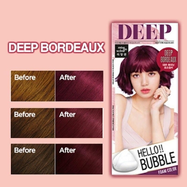 ថ្នាំកក់ពណ៌ MISE EN SCENE Hello Bubble Deep