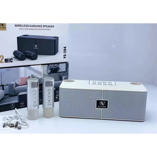 បាសច្រៀង YS-204 Wireless Karaoke Microphone Speaker