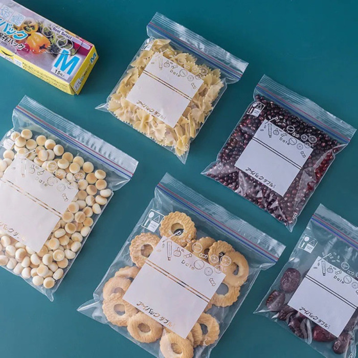 ថង់ច្រកបន្លែ​ និងគ្រឿងទេស - Food Storage Reusable Bag