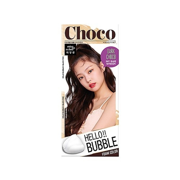 ថ្នាំកក់ពណ៌ MISE EN SCENE Hello Bubble Dark Choco