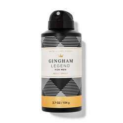 Bath&Body Works Men's Spray Collection 104g [Gingham Legend/ទឹកអប់ស្ព្រេបាញ់ខ្លួនបុរស]