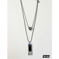 Double Chain Silver