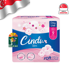 CINDI DAY WING SANITARY PADS SLIM 25CM-9'S