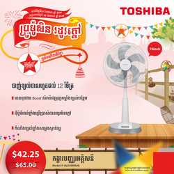 Toshiba Electric Fan 16inch/F-ALD50KH(H)