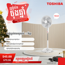 TOSHIBA Stand Fan White F-ASY50KH(W)