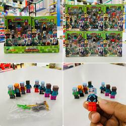  Minecraft doll 8pcs