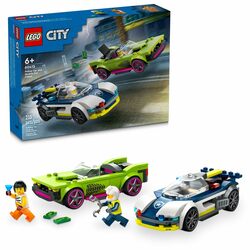 Police Car and Muscle Car Chase