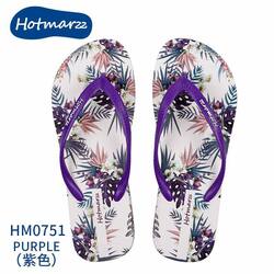 Hotmarzz Edel Flower Purple Flip Flop 