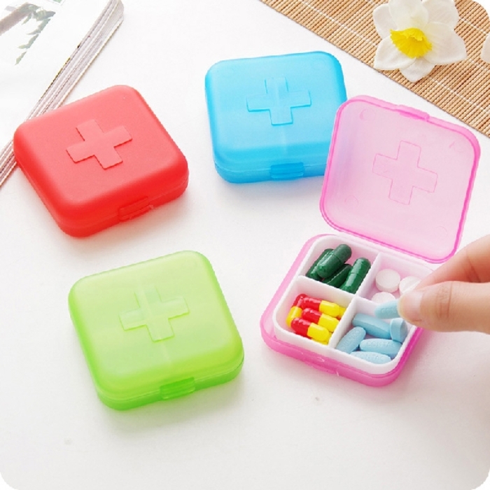 2PCS Medicine Box - Random Color 