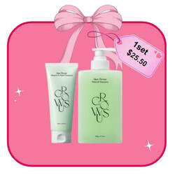 🔥Bundle includes : Growus Algae Therapy Mineral Shampoo 500ml + Growus Algae Therapy Mineral No Wash Treatment 150ml