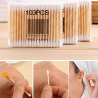100PCS Disposable Cotton Swab 4PCS/Pack