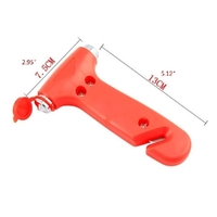 Mini Safety Hammer Glass Breaker and Seatbelt Cutter 