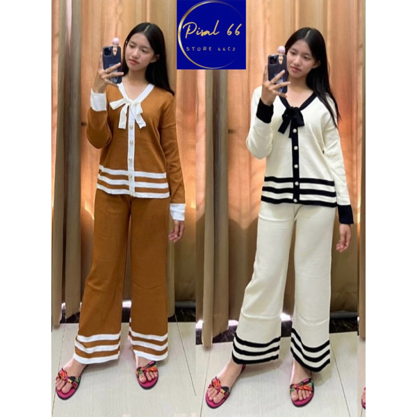 Long Sleeves Set - ឈុតសាច់ចាក់ 