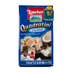 LOACKER QUADRATINI COCONUT COOKIE-125G