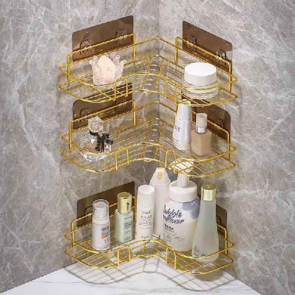 Gold Shelf Storage Rack