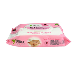 YUNIKU Baby Wet Wipe Floral 90's