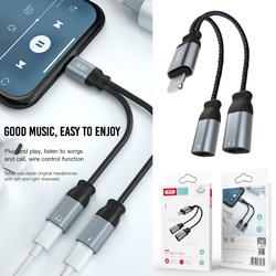 Converter Lightning to 2 Lightning XO NB-R160A 7722