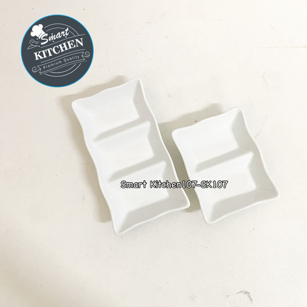 ចានទឹកជ្រលក់3ប្រលោះ CK-TA131-3