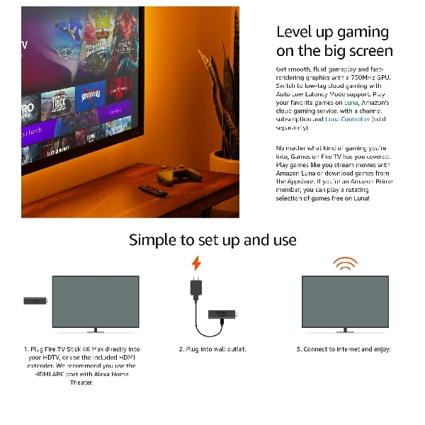 Amazon Fire TV 4K Max Streaming Device